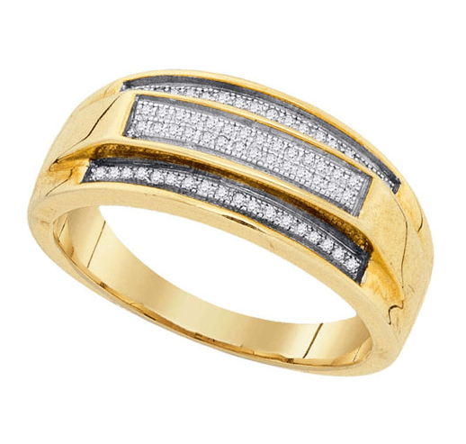 Get the Epitome of Masculinity With a Sterling Silver Micro-Pave Diamond Band Splendid Jewellery