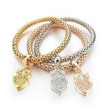 Load image into Gallery viewer, Gold Color Chain Bracelet Round Hollow Charm Bracelets - Splendid Jewellery