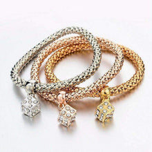 Load image into Gallery viewer, Gold Color Chain Bracelet Round Hollow Charm Bracelets Splendid Jewellery