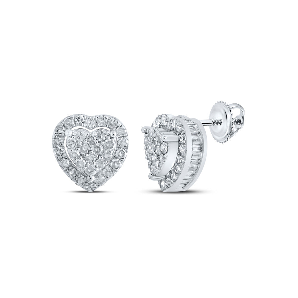 Heart of Brilliance Diamond Earrings - Splendid Jewellery