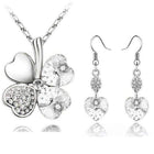 Heart Shape Bridal Jewellery Set From Crystal - Splendid Jewellery