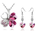 Heart Shape Bridal Jewellery Set From Crystal - Splendid Jewellery