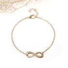 Infinity Gold/Silver Colour Bracelet - Splendid Jewellery