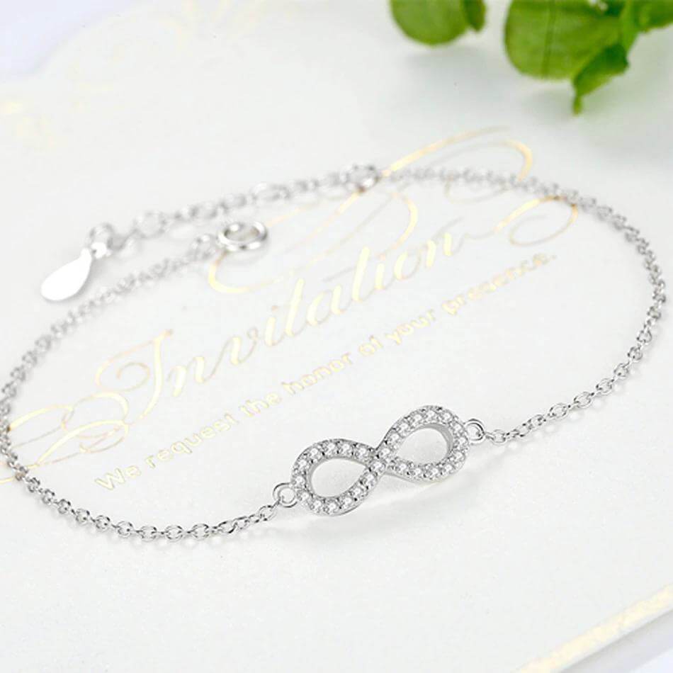 Infinity Necklace,Bracelet and Earring Jewelry set - Splendid Jewellery