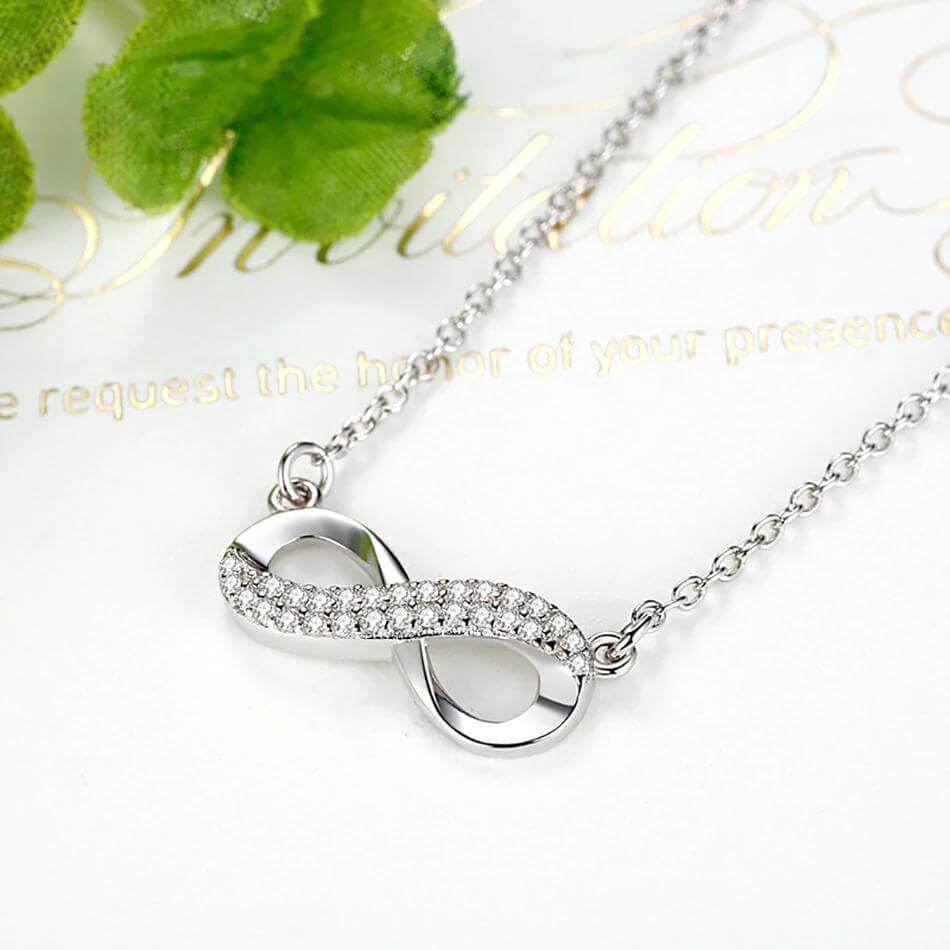 Infinity Necklace,Bracelet and Earring Jewelry set - Splendid Jewellery