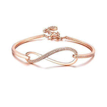 Load image into Gallery viewer, Infinity Rose Gold Bracelet - Splendid Jewellery