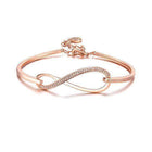 Infinity Rose Gold Bracelet Splendid Jewellery
