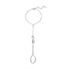Infinity Symbol Hand Chain Gold/Silver Colour Bracelet - Splendid Jewellery