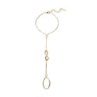 Infinity Symbol Hand Chain Gold/Silver Colour Bracelet - Splendid Jewellery