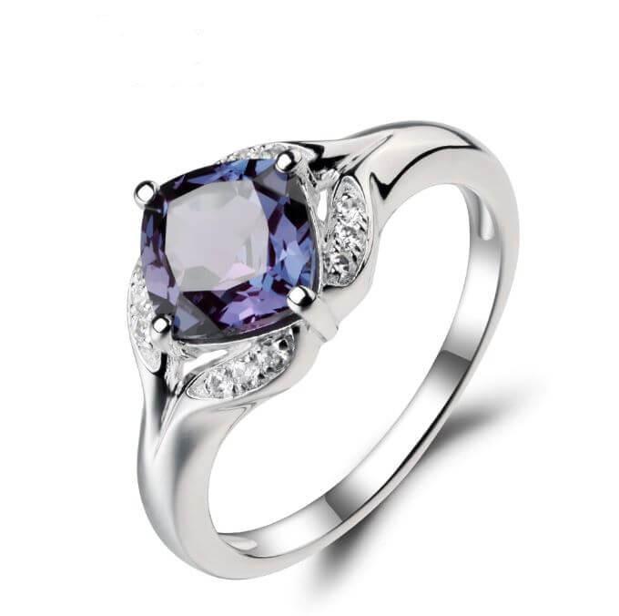 June Birthstone Wedding Ring - Splendid Jewellery