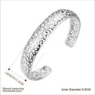 Luscious Silver Bangle Bracelet - Gift for Her - Splendid Jewellery