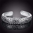 Luscious Silver Bangle Bracelet - Gift for Her - Splendid Jewellery