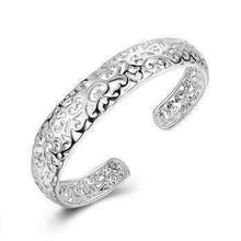 Load image into Gallery viewer, Luscious Silver Bangle Bracelet - Gift for Her Splendid Jewellery