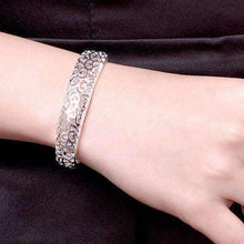 Load image into Gallery viewer, Luscious Silver Bangle Bracelet - Gift for Her Splendid Jewellery