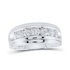 Luxurious 14kt White Gold Diamond Eternity Wedding Band - 1 Cttw - Splendid Jewellery