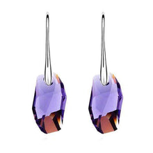 Load image into Gallery viewer, Magnificent Drop Earring with Swarovski Crystal- Silver Jewellery - Gift for Her Splendid Jewellery