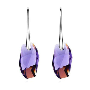 Magnificent Drop Earring with Swarovski Crystal- Silver Jewellery - Gift for Her Splendid Jewellery