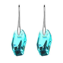 Load image into Gallery viewer, Magnificent Drop Earring with Swarovski Crystal- Silver Jewellery - Gift for Her Splendid Jewellery