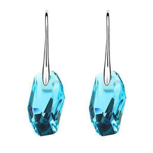 Load image into Gallery viewer, Magnificent Drop Earring with Swarovski Crystal- Silver Jewellery - Gift for Her Splendid Jewellery