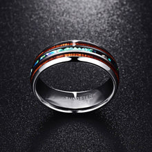 Load image into Gallery viewer, Masculine 8mm Tungsten Wedding Band Splendid Jewellery
