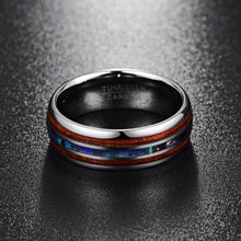 Load image into Gallery viewer, Masculine 8mm Tungsten Wedding Band Splendid Jewellery