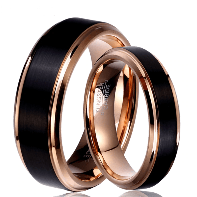 Matching Tungsten Carbide Wedding Band Splendid Jewellery