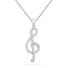 Melodic Harmony Diamond Pendant - Splendid Jewellery