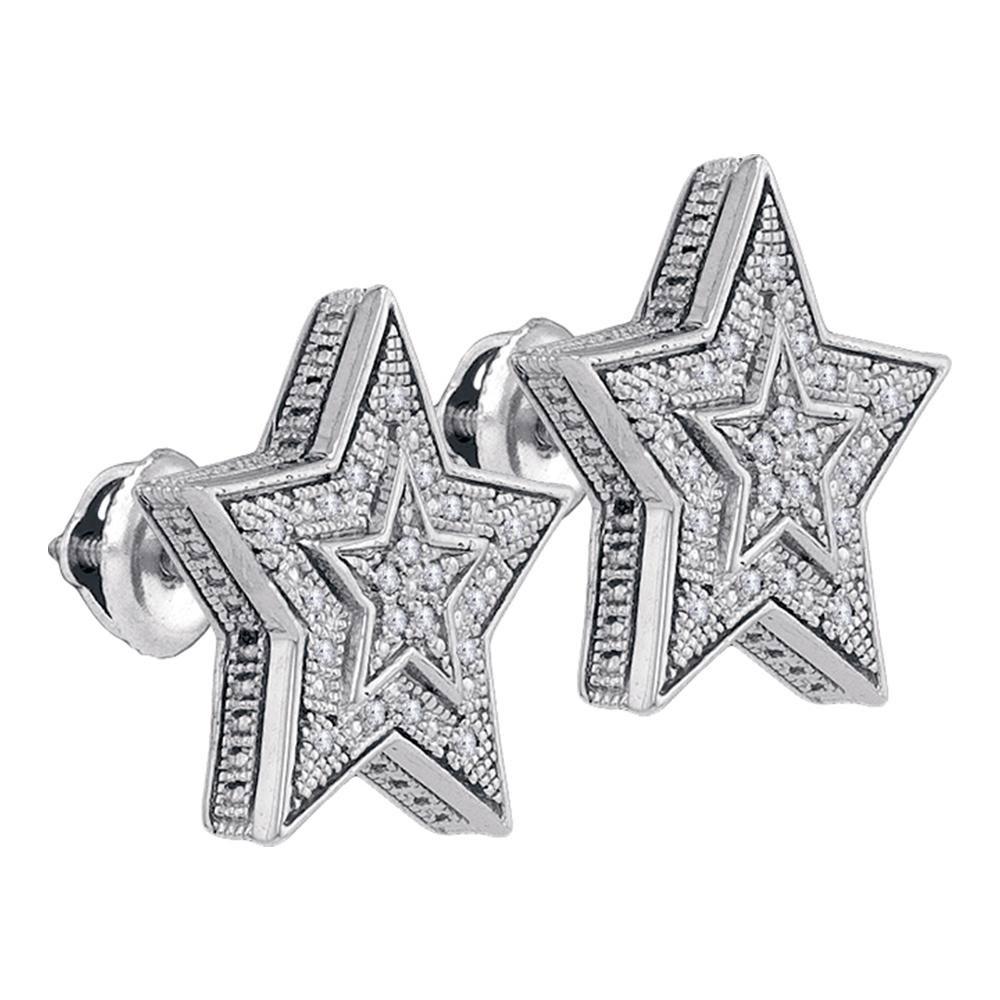 Sterling silver newest mens earrings