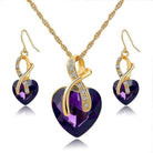 Mesmerizing Heart Crystal Jewellery Set - Limited Supply - Buy Now - Splendid Jewellery