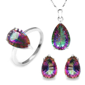 Mystic Topaz Jewellery Set - Splendid Jewellery
