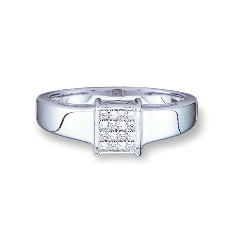 Princess Dreams Diamond Cluster Ring - Splendid Jewellery