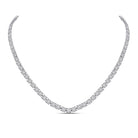 Radiant Blossom Diamond Pendant Necklace - Splendid Jewellery