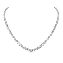 Load image into Gallery viewer, Radiant Blossom Diamond Pendant Necklace - Splendid Jewellery