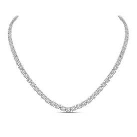Radiant Blossom Diamond Pendant Necklace - Splendid Jewellery
