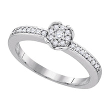 Load image into Gallery viewer, Radiant Brilliance Diamond Cluster Ring - Splendid Jewellery