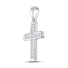 Load image into Gallery viewer, Radiant Faith Diamond Cross Pendant - Splendid Jewellery