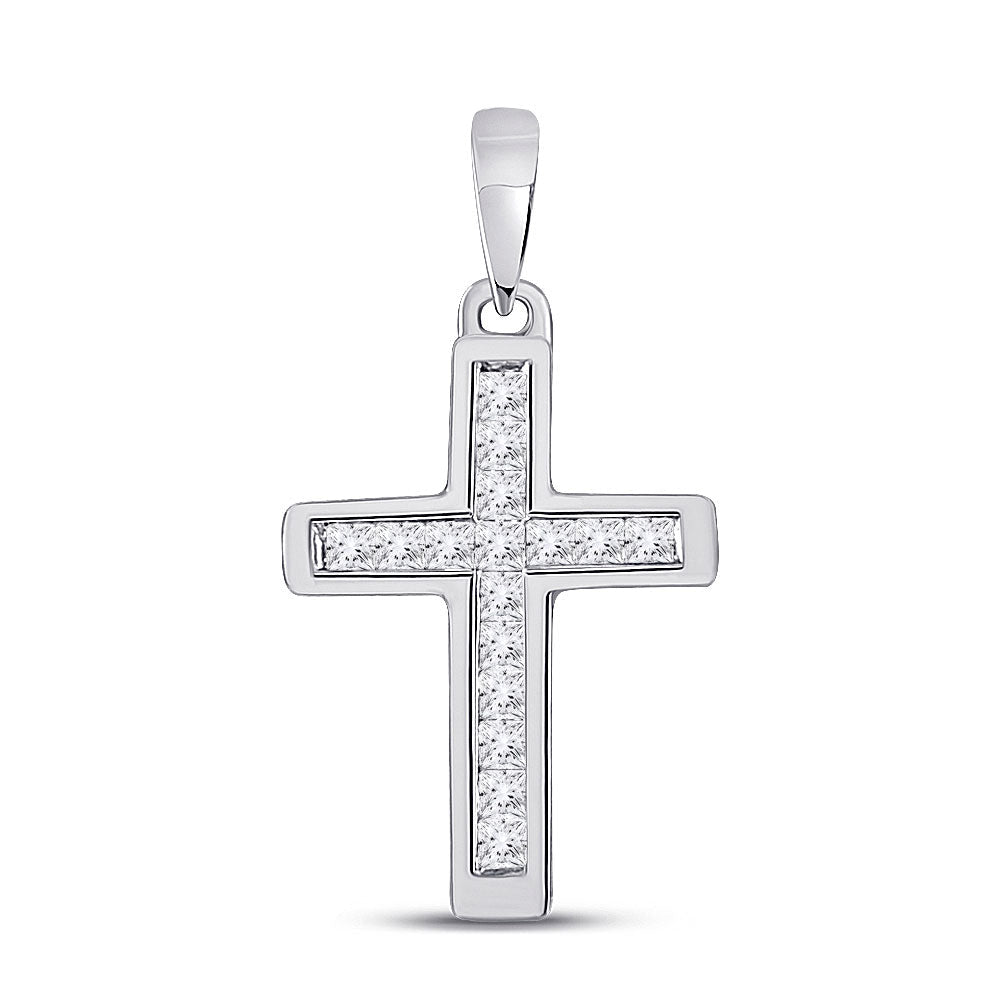 Radiant Faith Diamond Cross Pendant - Splendid Jewellery