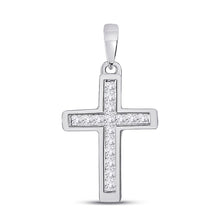 Load image into Gallery viewer, Radiant Faith Diamond Cross Pendant - Splendid Jewellery
