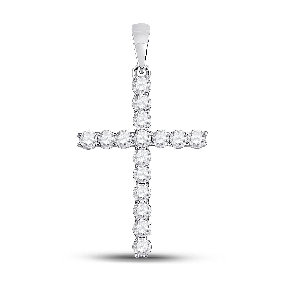 Radiant Faith Diamond Cross Pendant - Splendid Jewellery