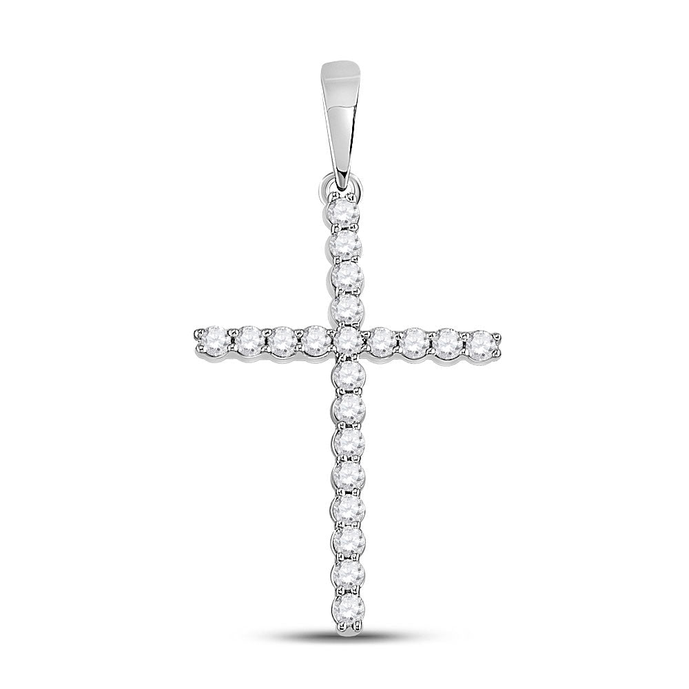 Radiant Faith Diamond Cross Pendant - Splendid Jewellery