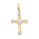 Radiant Faith Diamond Cross Pendant - Splendid Jewellery