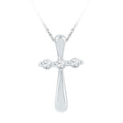 Radiant Faith Diamond Cross Pendant - Splendid Jewellery