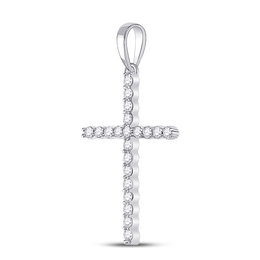Radiant Faith Diamond Cross Pendant - Splendid Jewellery