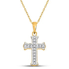 Radiant Faith Diamond Cross Pendant - Splendid Jewellery