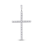 Radiant Grace Diamond Cross Pendant - Splendid Jewellery