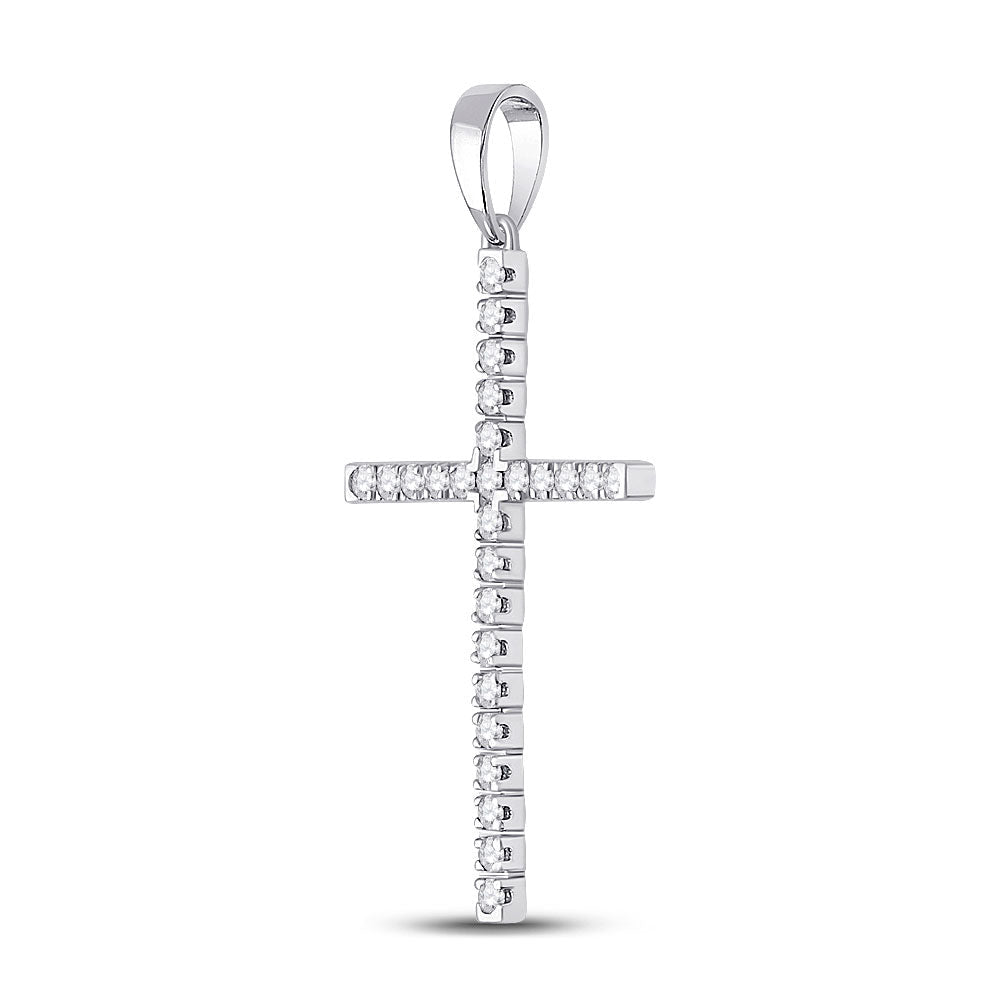 Radiant Grace Diamond Cross Pendant - Splendid Jewellery