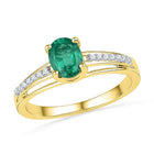 Radiant Green Gemstone Elegance Ring - Splendid Jewellery