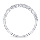 Radiant Love: 14kt White Gold Pear Diamond Halo Bridal Wedding Engagement Ring - Splendid Jewellery