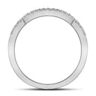 Radiant Love 14kt White Gold Princess Diamond Bridal Wedding Ring Band Set - Splendid Jewellery