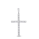 Radiant Love Diamond Cross Pendant - Splendid Jewellery